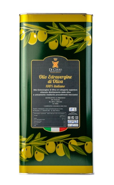 Olio extra vergine di oliva 5L – campagna olearia 2023/2024