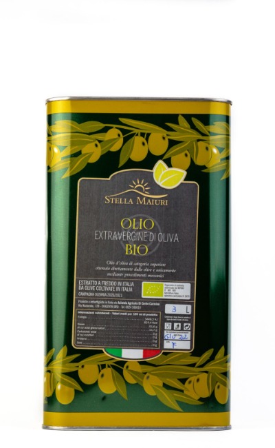 Olio extra vergine di oliva BIO 3L- campagna olearia 2023/2024