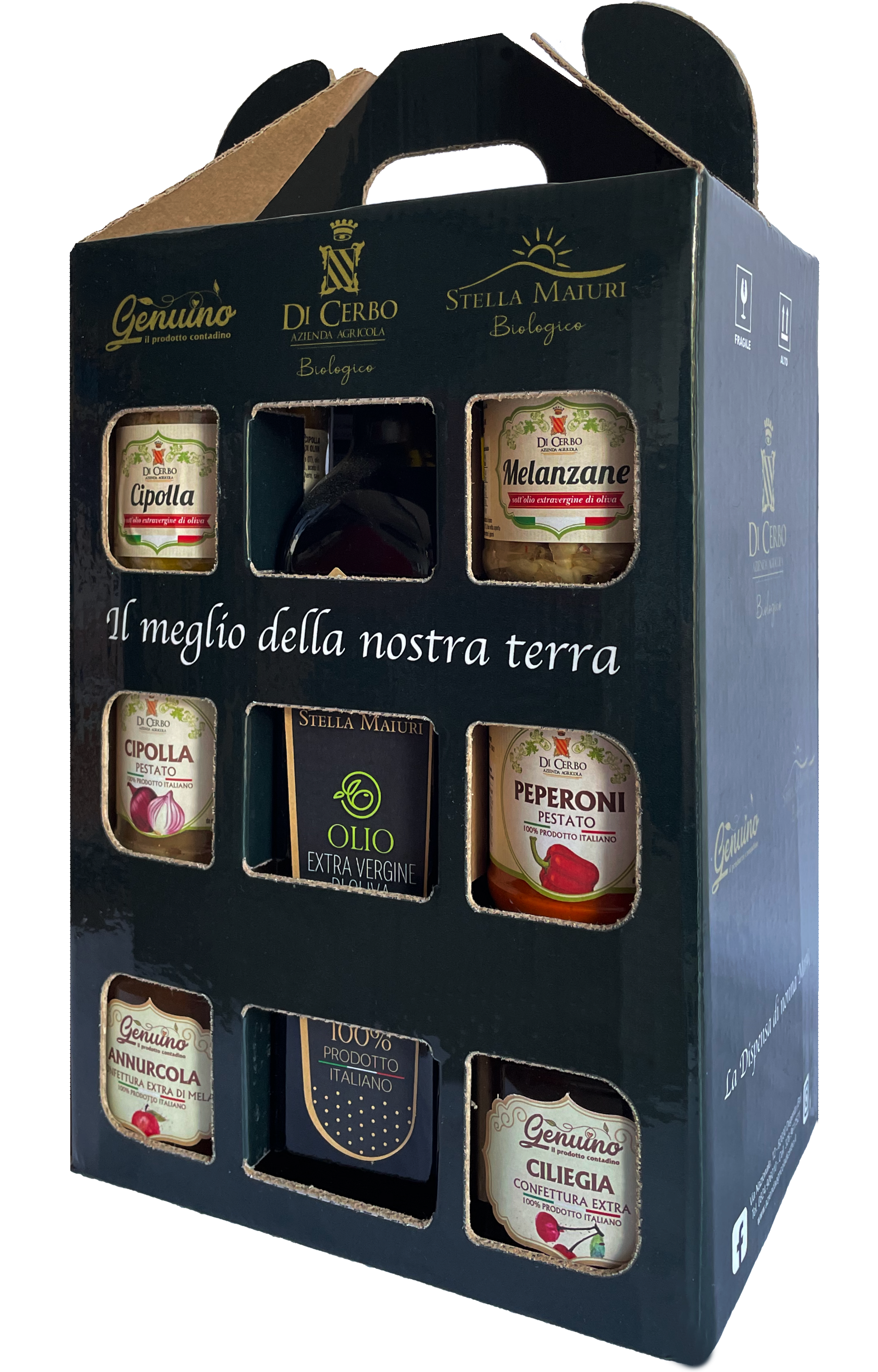 La dispensa di Nonna Maria 4 – 1 bott olio al limone, 1 bott olio e 12 vasetti misti